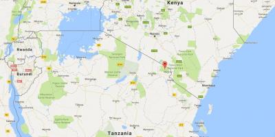 Lokalizacja Tanzania na mapie świata