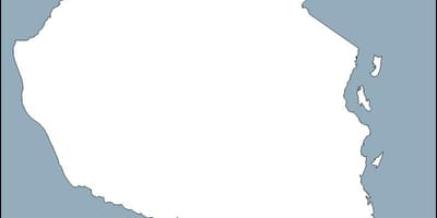 Mapa Tanzanii obwód